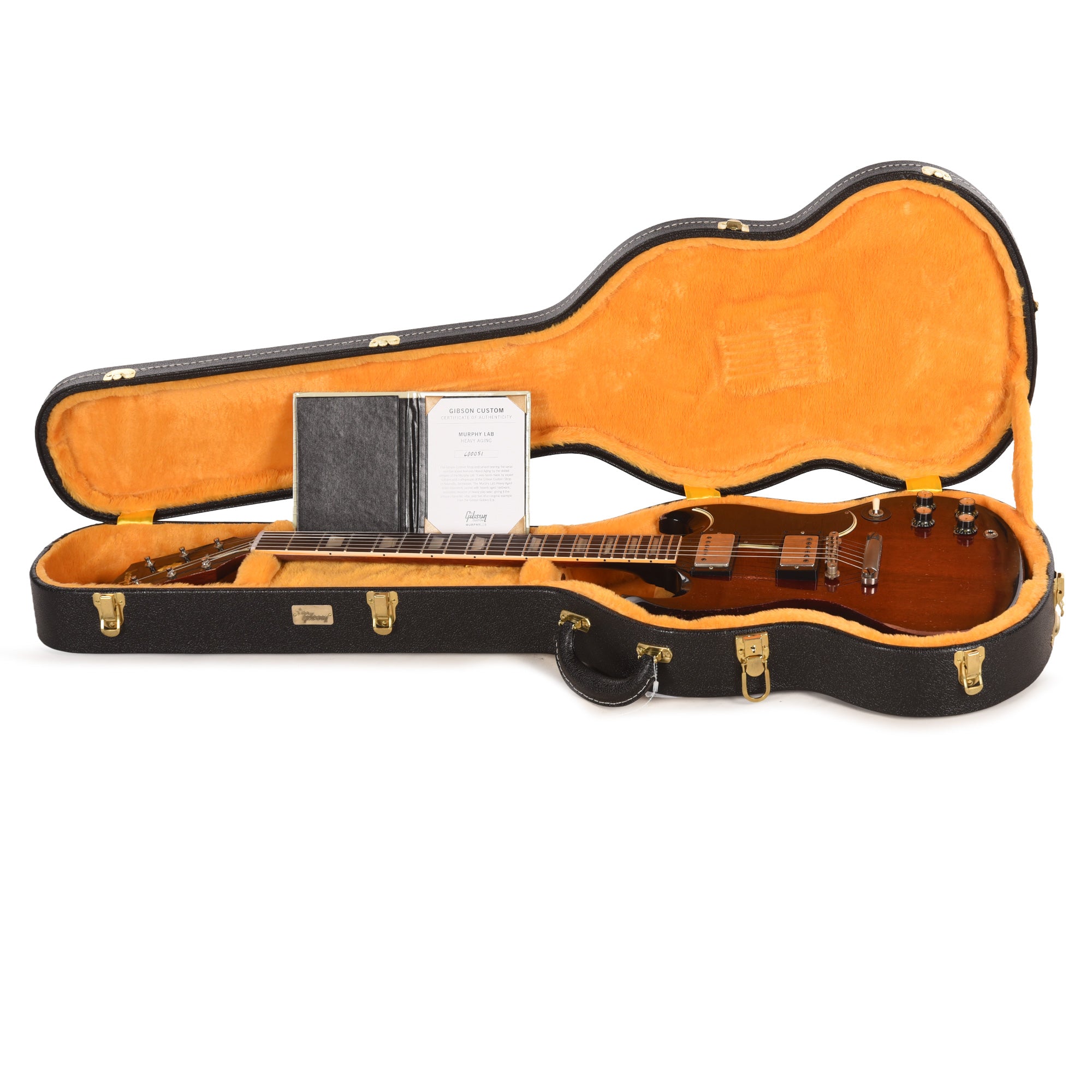 Gibson Custom Shop Limited Run 1961 Les Paul SG Standard Antique Reissue Burst Murphy Lab Heavy Aged Electric Guitars / Solid Body