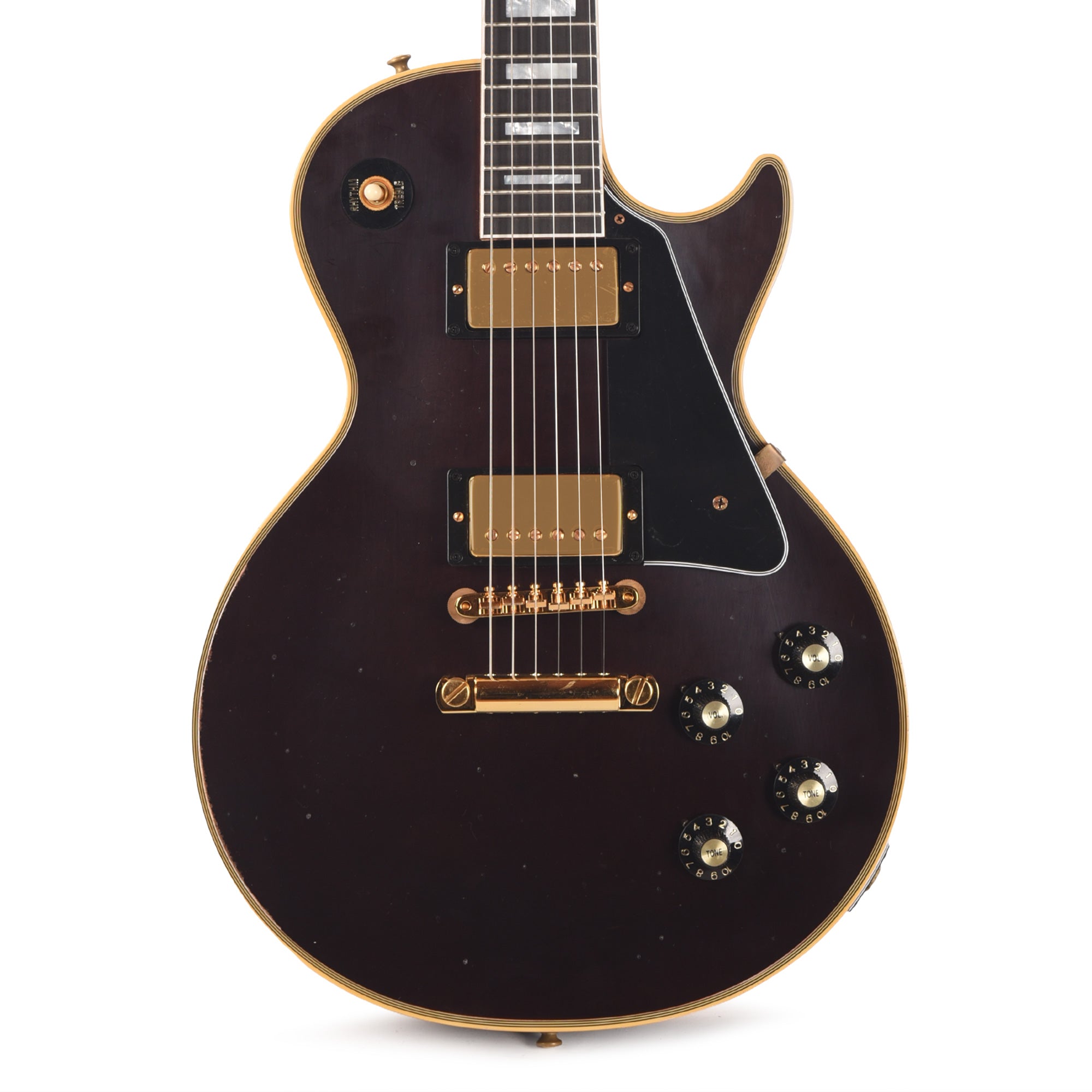 Gibson Custom Shop Limited Run 1968 Les Paul Custom Antique Dark Walnut Murphy Lab Light Aged Electric Guitars / Solid Body