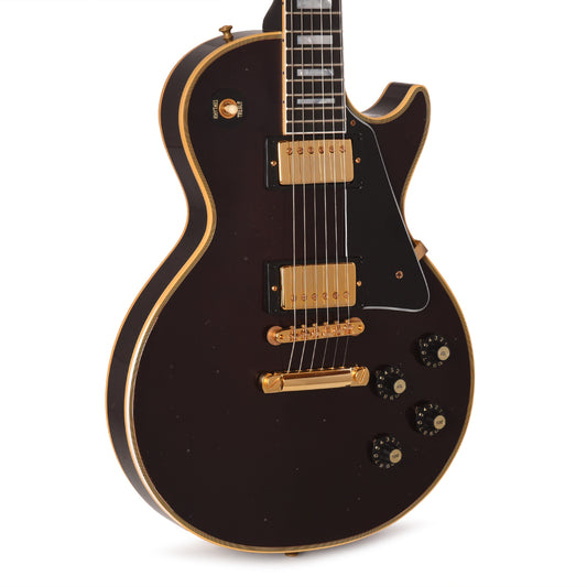 Gibson Custom Shop Limited Run 1968 Les Paul Custom Antique Dark Walnut Murphy Lab Light Aged Electric Guitars / Solid Body