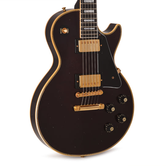 Gibson Custom Shop Limited Run 1968 Les Paul Custom Antique Dark Walnut Murphy Lab Light Aged Electric Guitars / Solid Body