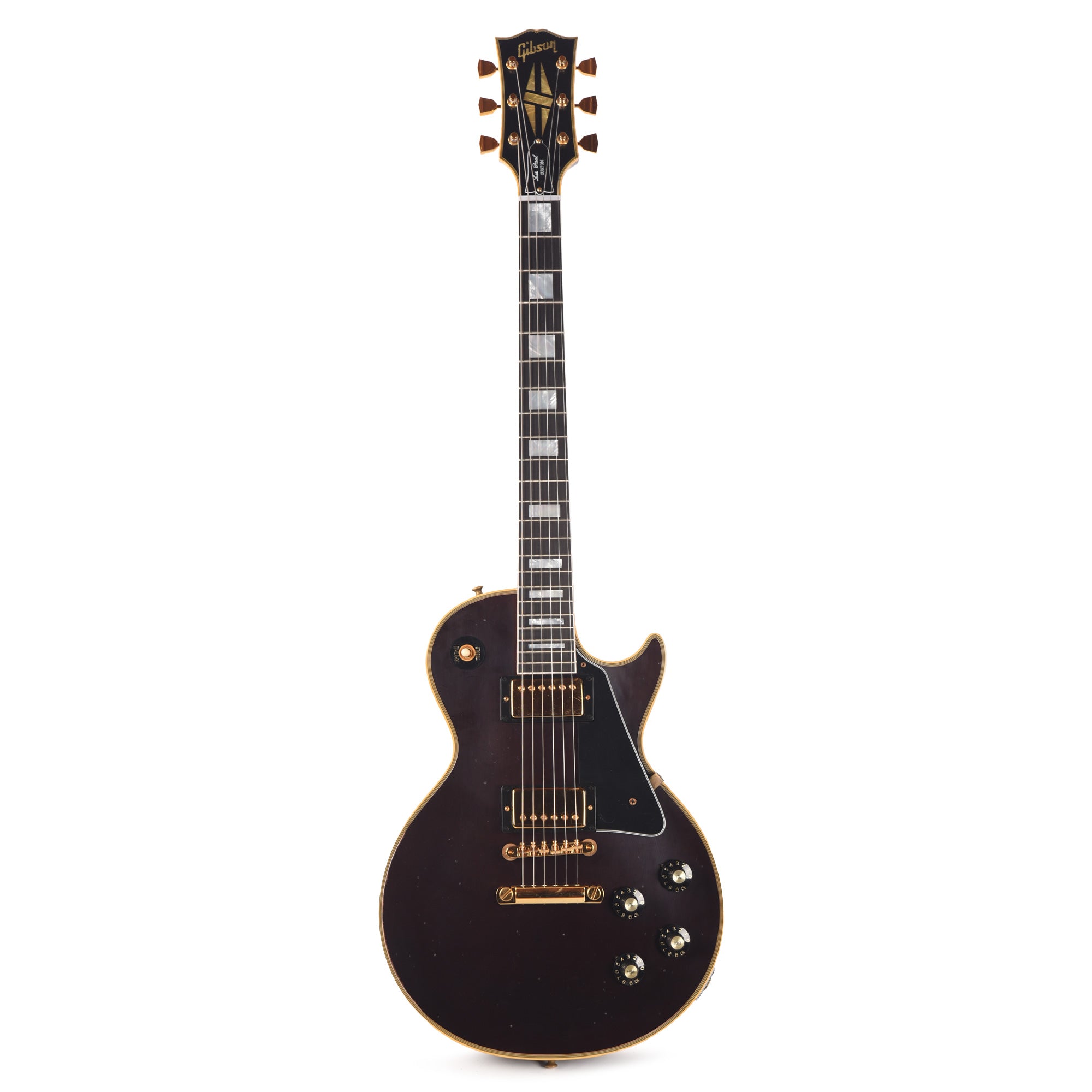 Gibson Custom Shop Limited Run 1968 Les Paul Custom Antique Dark Walnut Murphy Lab Light Aged Electric Guitars / Solid Body