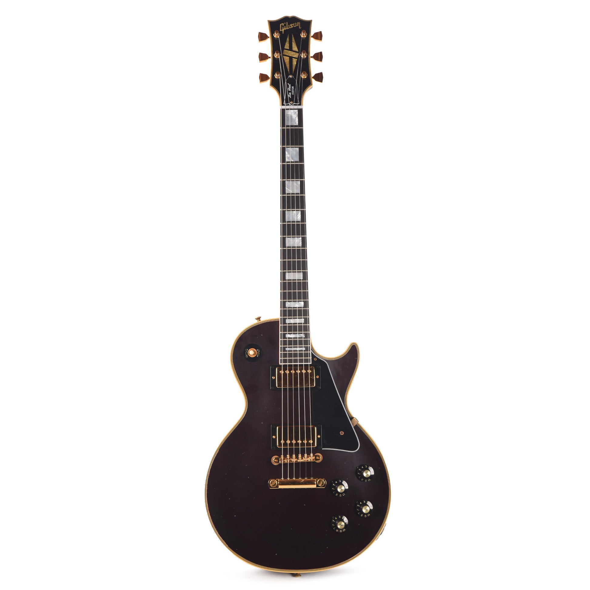 Gibson Custom Shop Limited Run 1968 Les Paul Custom Antique Dark Walnut Murphy Lab Light Aged Electric Guitars / Solid Body