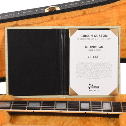 Gibson Custom Shop Limited Run 1968 Les Paul Custom Antique Dark Walnut Murphy Lab Light Aged Electric Guitars / Solid Body