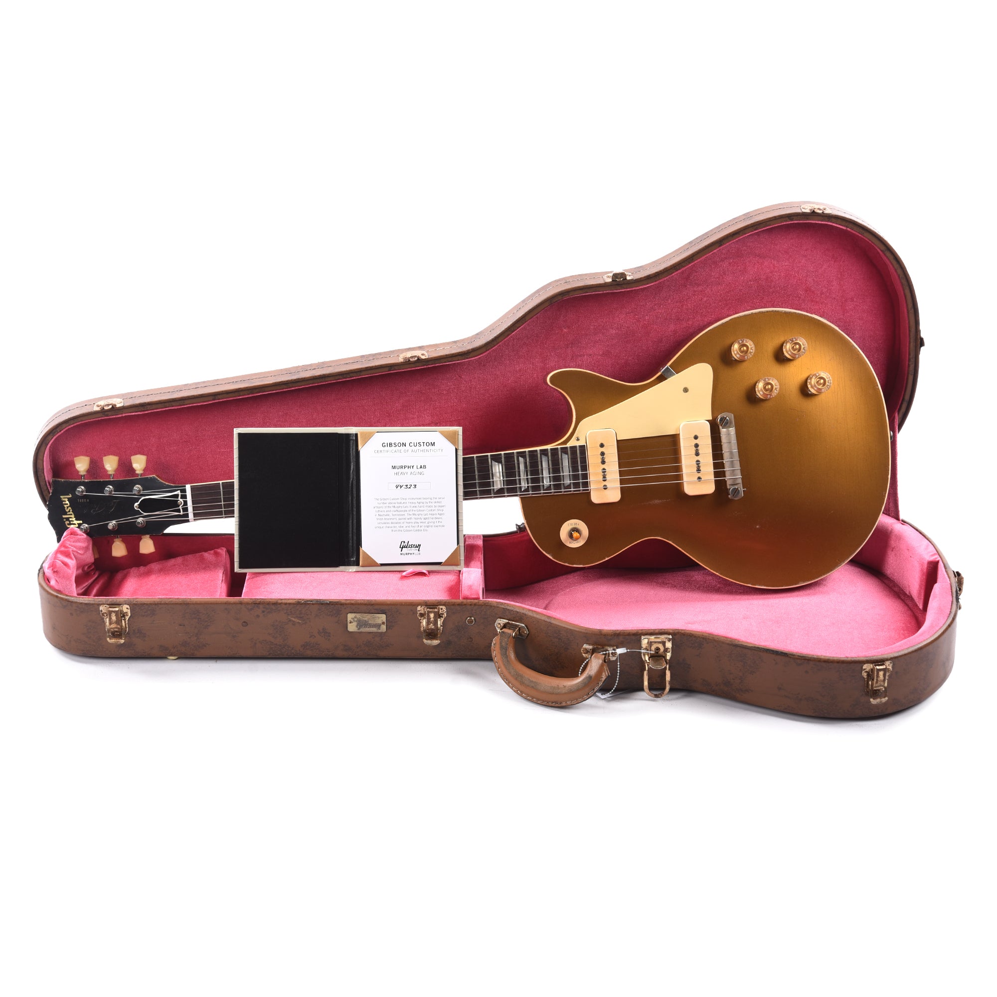 Gibson Custom Shop Murphy Lab 1954 Les Paul Goldtop Reissue Double Gold Heavy Aged Electric Guitars / Solid Body