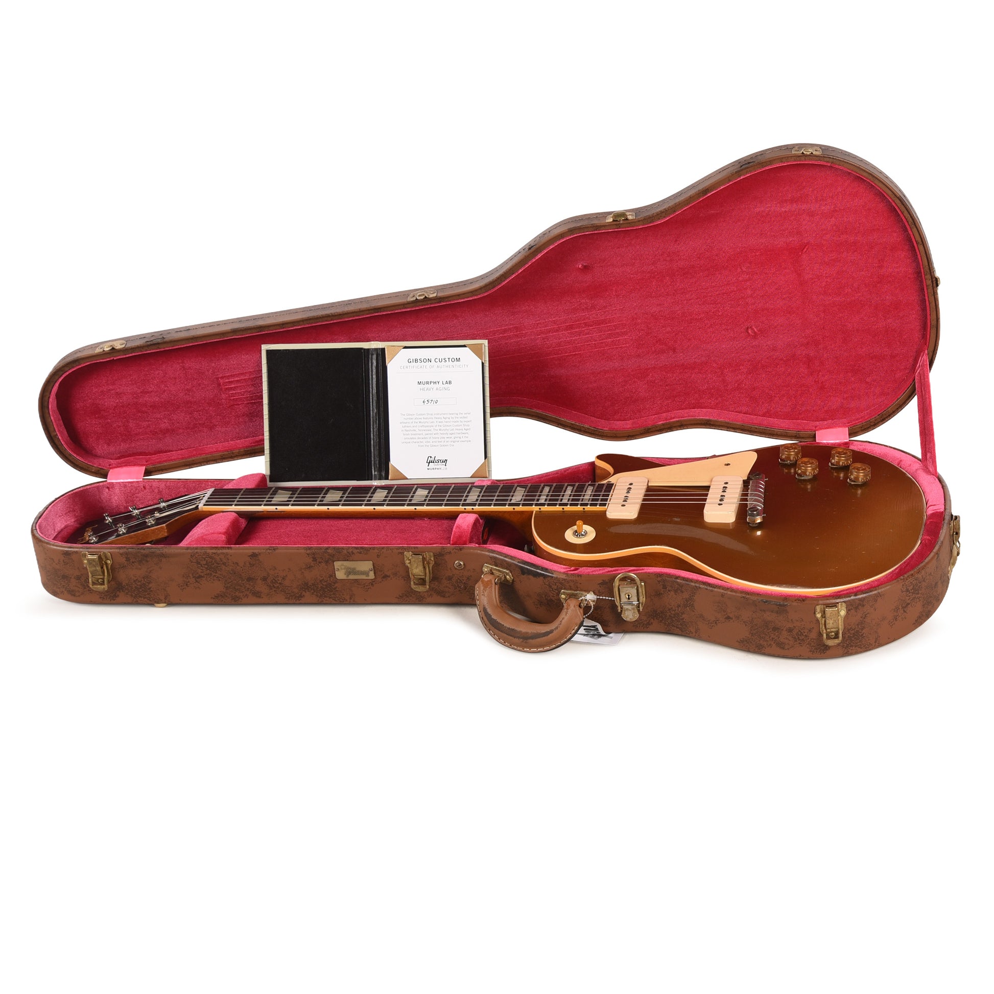Gibson Custom Shop Murphy Lab 1954 Les Paul Goldtop Reissue Double Gold Heavy Aged Electric Guitars / Solid Body
