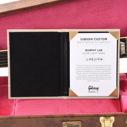 Gibson Custom Shop Murphy Lab 1954 Les Paul Standard "CME Spec" Antique Ebony Ultra Light Aged w/P90 Neck & Custom "S" Bucker Bridge Electric Guitars / Solid Body