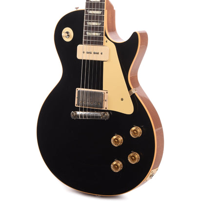 Gibson Custom Shop Murphy Lab 1954 Les Paul Standard "CME Spec" Antique Ebony Ultra Light Aged w/P90 Neck & Custom "S" Bucker Bridge Electric Guitars / Solid Body