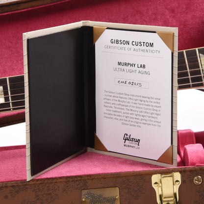 Gibson Custom Shop Murphy Lab 1954 Les Paul Standard "CME Spec" Antique Ebony Ultra Light Aged w/P90 Neck & Custom "S" Bucker Bridge Electric Guitars / Solid Body