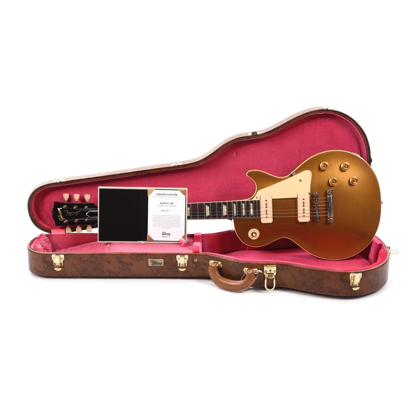 Gibson Custom Shop Murphy Lab 1956 Les Paul Goldtop Reissue Double Gold Ultra Light Aged Electric Guitars / Solid Body