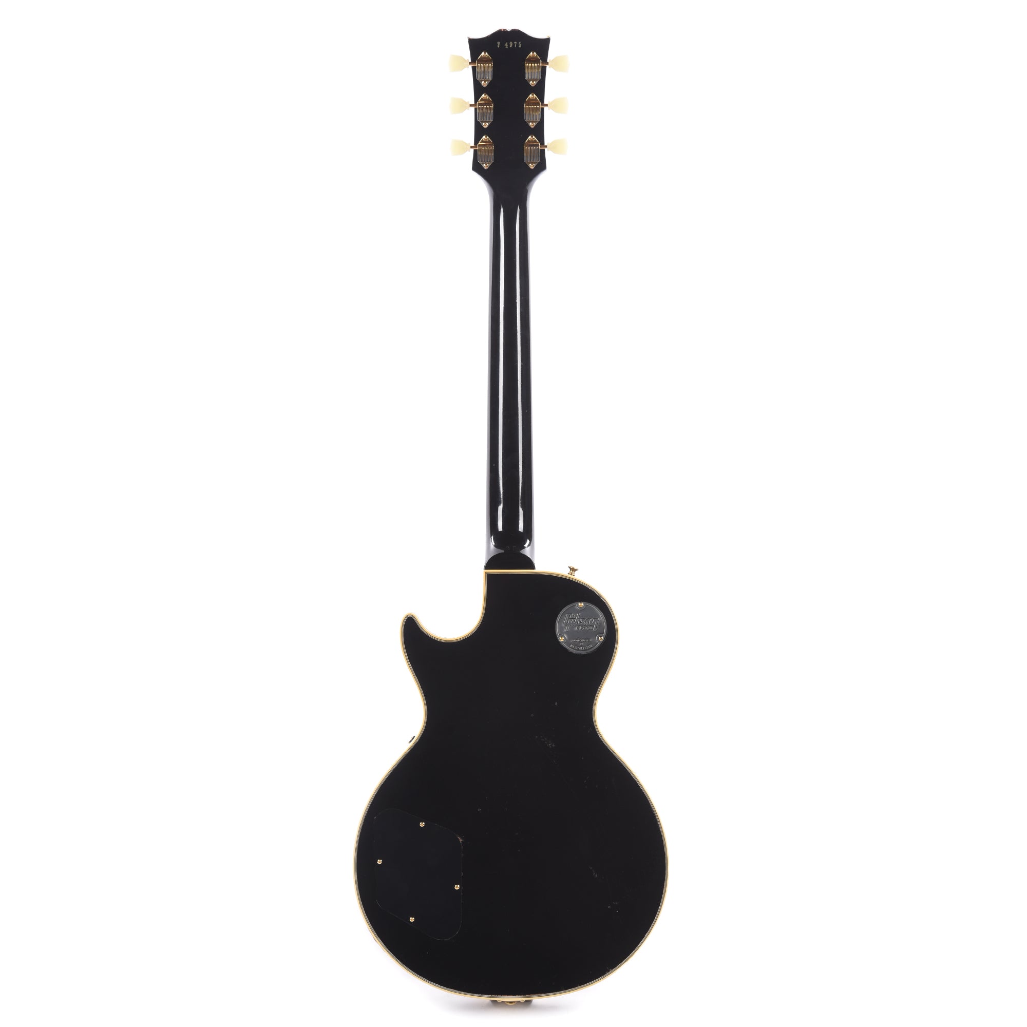 Gibson Custom Shop Murphy Lab 1957 Les Paul Custom Reissue 3-Pickup Ebony Light Aged w/Bigsby Electric Guitars / Solid Body