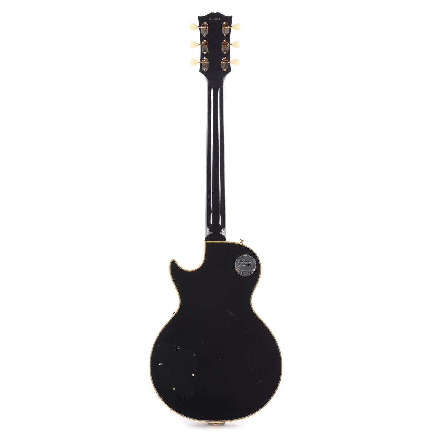 Gibson Custom Shop Murphy Lab 1957 Les Paul Custom Reissue 3-Pickup Ebony Light Aged w/Bigsby Electric Guitars / Solid Body