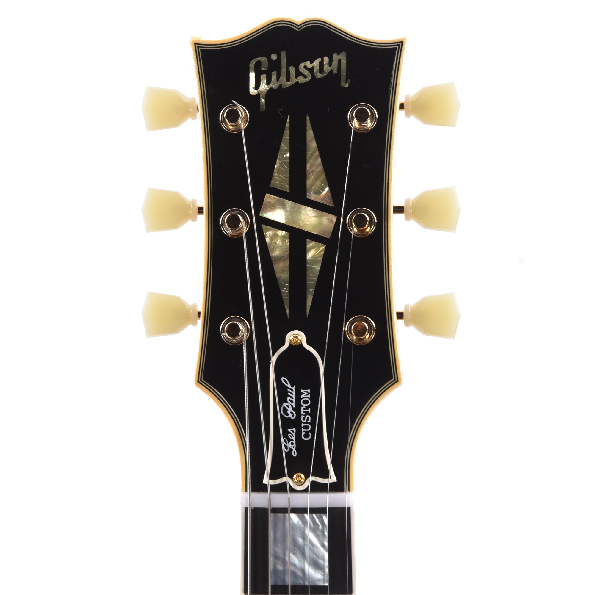 Gibson Custom Shop Murphy Lab 1957 Les Paul Custom Reissue 3-Pickup Ebony Light Aged w/Bigsby Electric Guitars / Solid Body