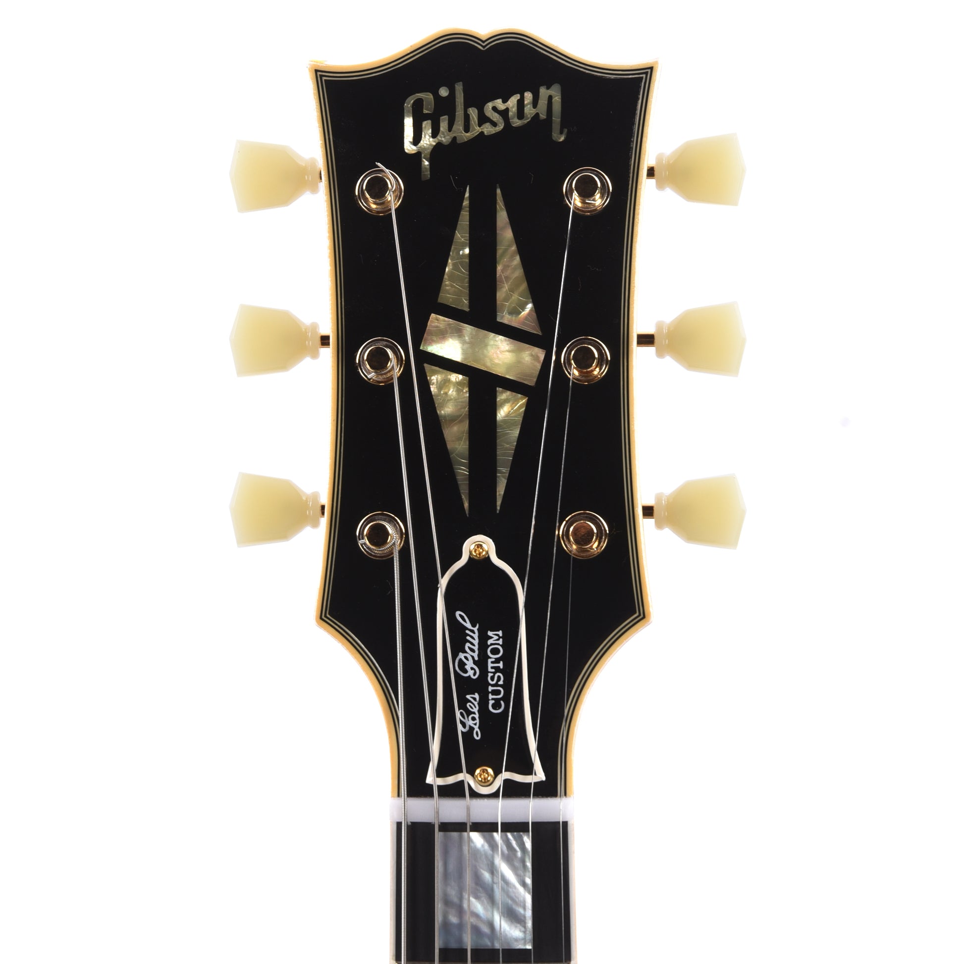 Gibson Custom Shop Murphy Lab 1957 Les Paul Custom Reissue 3-Pickup Ebony Light Aged w/Bigsby Electric Guitars / Solid Body