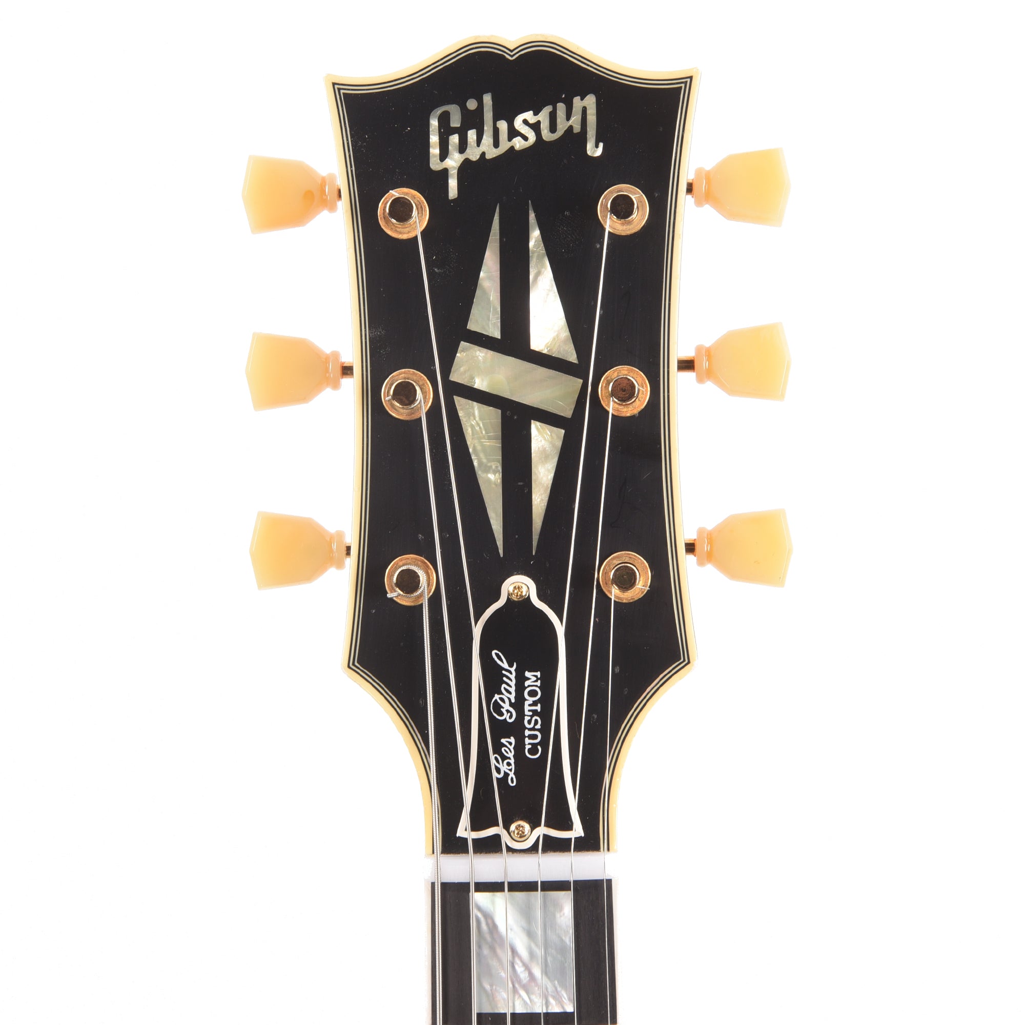 Gibson Custom Shop Murphy Lab 1957 Les Paul Custom Reissue 3-Pickup Ebony Light Aged w/Bigsby Electric Guitars / Solid Body