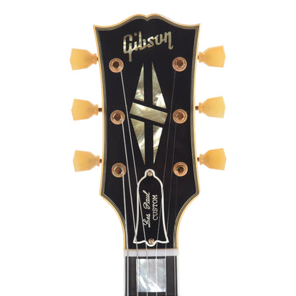 Gibson Custom Shop Murphy Lab 1957 Les Paul Custom Reissue 3-Pickup Ebony Light Aged w/Bigsby Electric Guitars / Solid Body