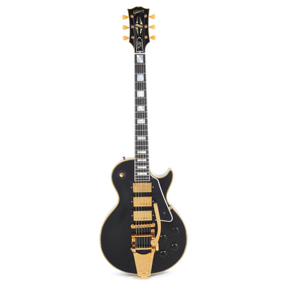 Gibson Custom Shop Murphy Lab 1957 Les Paul Custom Reissue 3-Pickup Ebony Light Aged w/Bigsby Electric Guitars / Solid Body
