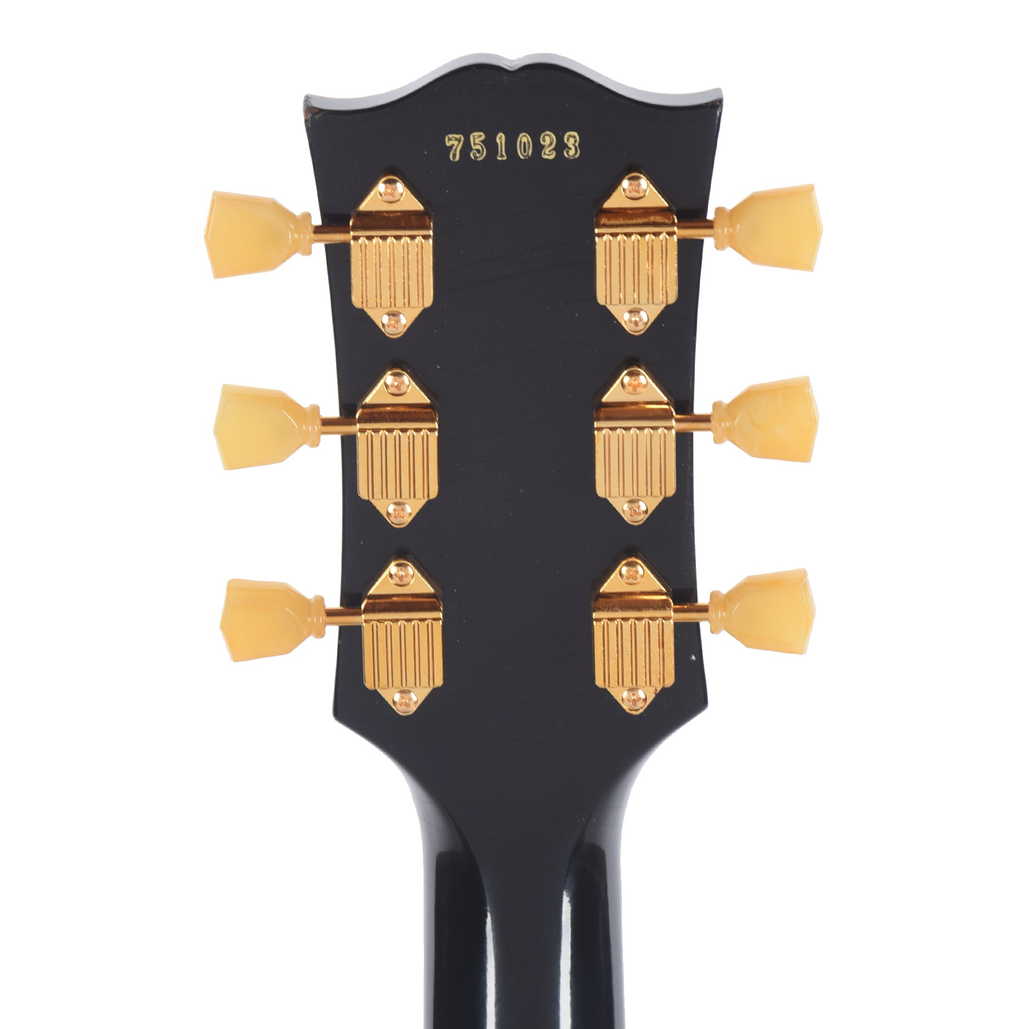 Gibson Custom Shop Murphy Lab 1957 Les Paul Custom Reissue 3-Pickup Ebony Light Aged w/Bigsby Electric Guitars / Solid Body