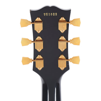 Gibson Custom Shop Murphy Lab 1957 Les Paul Custom Reissue 3-Pickup Ebony Light Aged w/Bigsby Electric Guitars / Solid Body
