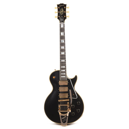 Gibson Custom Shop Murphy Lab 1957 Les Paul Custom Reissue 3-Pickup Ebony Light Aged w/Bigsby Electric Guitars / Solid Body
