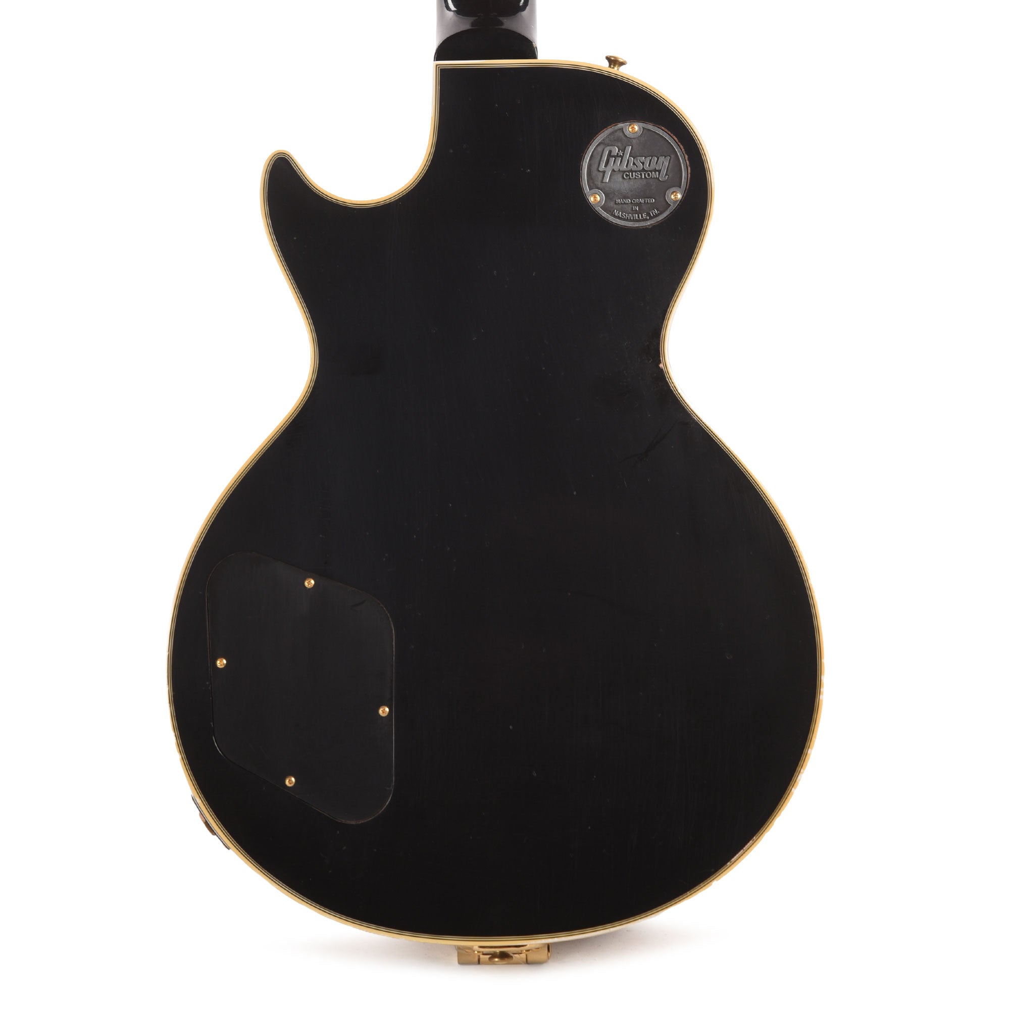 Gibson Custom Shop Murphy Lab 1957 Les Paul Custom Reissue 3-Pickup Ebony Light Aged w/Bigsby Electric Guitars / Solid Body