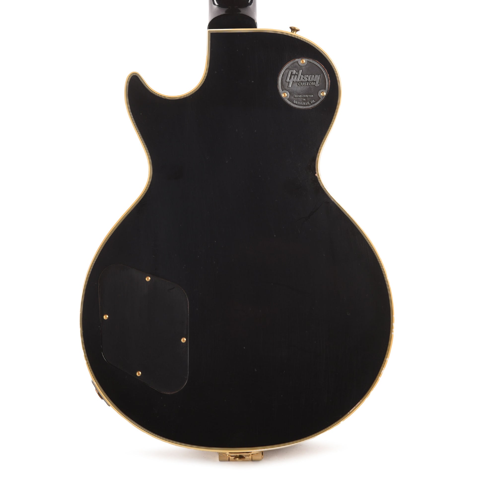 Gibson Custom Shop Murphy Lab 1957 Les Paul Custom Reissue 3-Pickup Ebony Light Aged w/Bigsby Electric Guitars / Solid Body