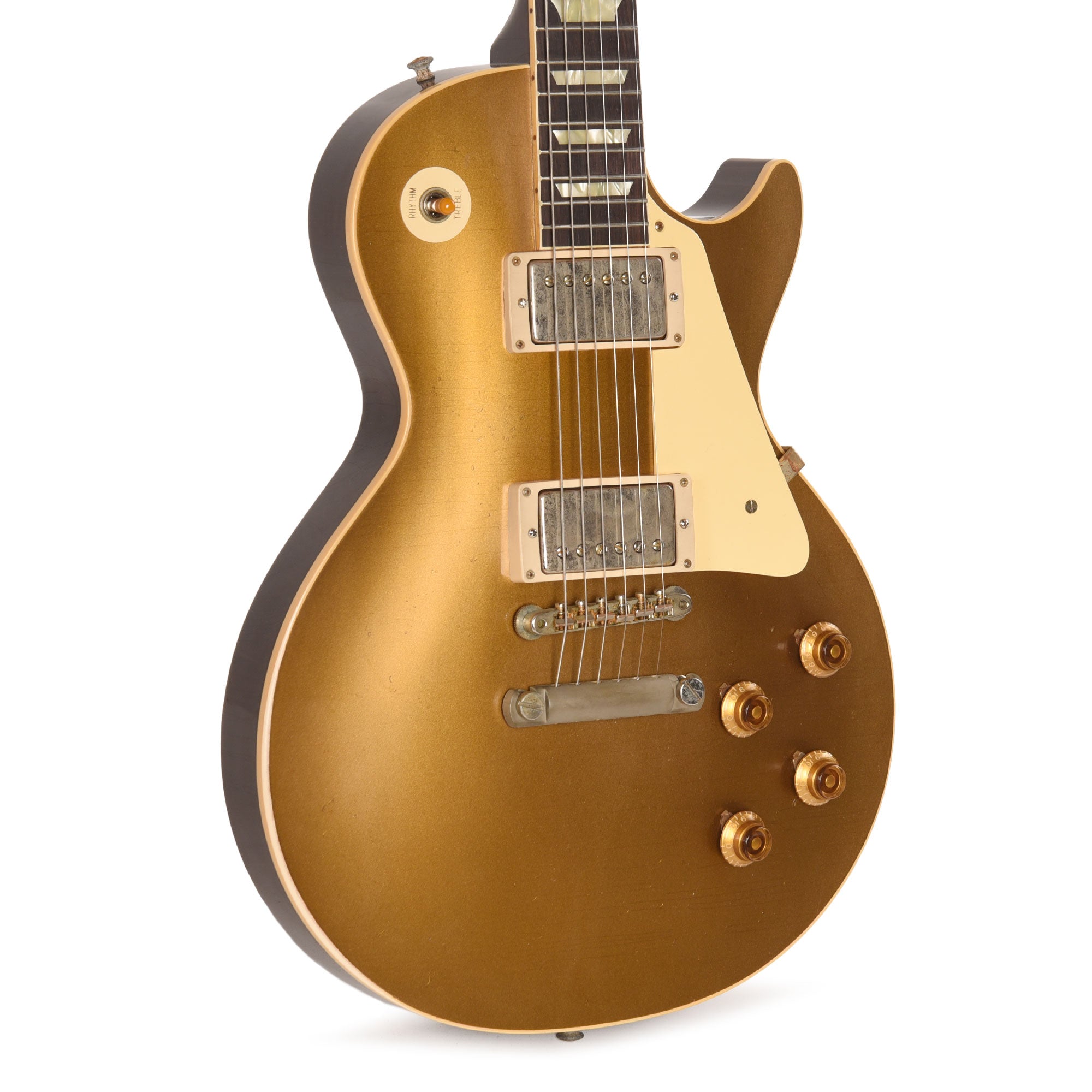 Gibson Custom Shop Murphy Lab 1957 Les Paul Goldtop Darkback Reissue Double Gold Light Aged Electric Guitars / Solid Body