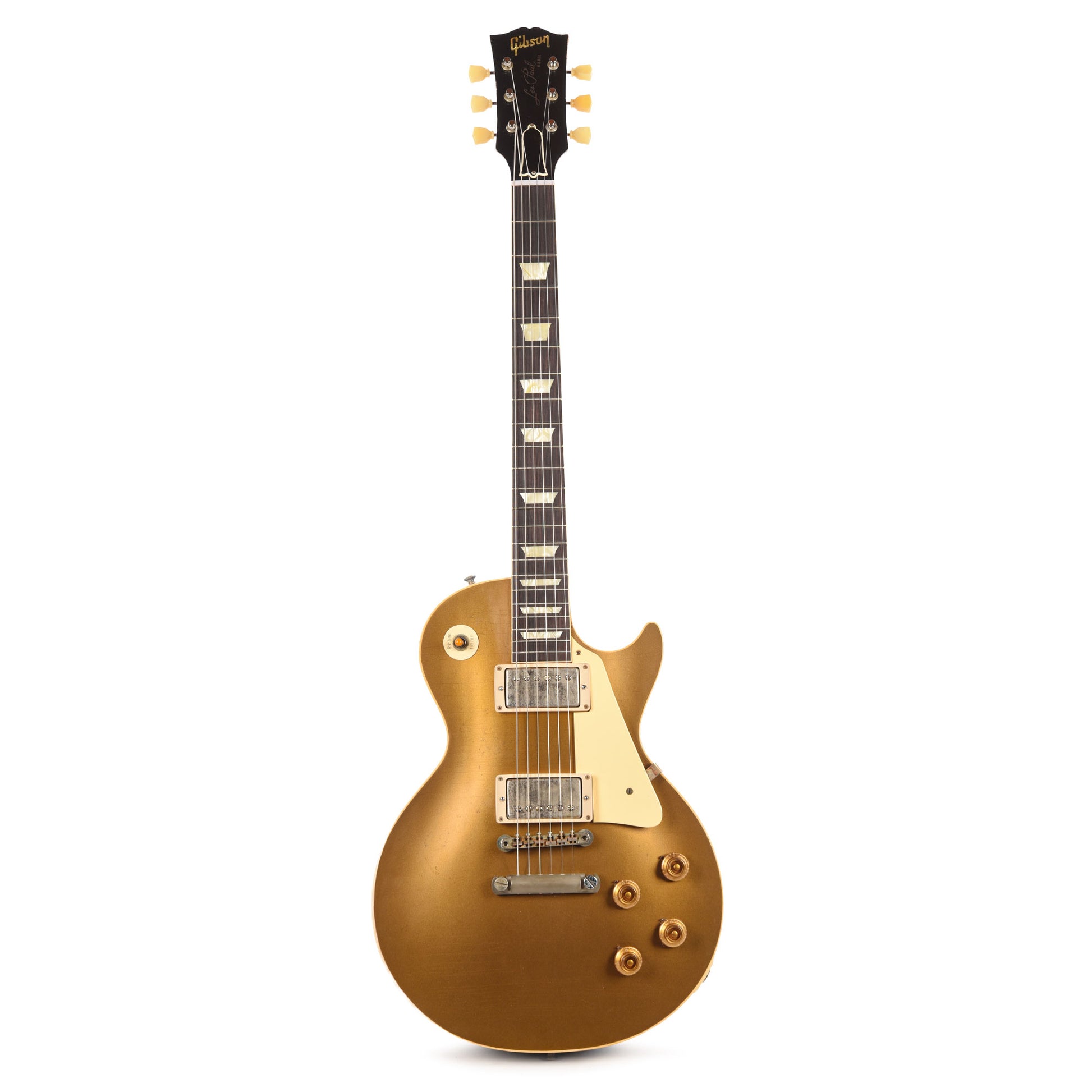 Gibson Custom Shop Murphy Lab 1957 Les Paul Goldtop Darkback Reissue Double Gold Light Aged Electric Guitars / Solid Body