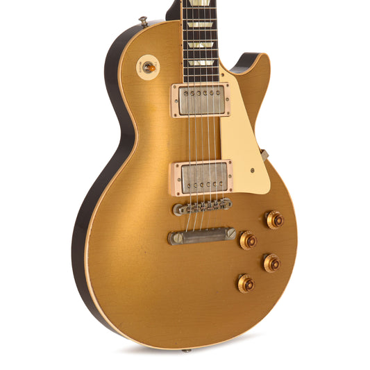 Gibson Custom Shop Murphy Lab 1957 Les Paul Goldtop Darkback Reissue Double Gold Light Aged Electric Guitars / Solid Body