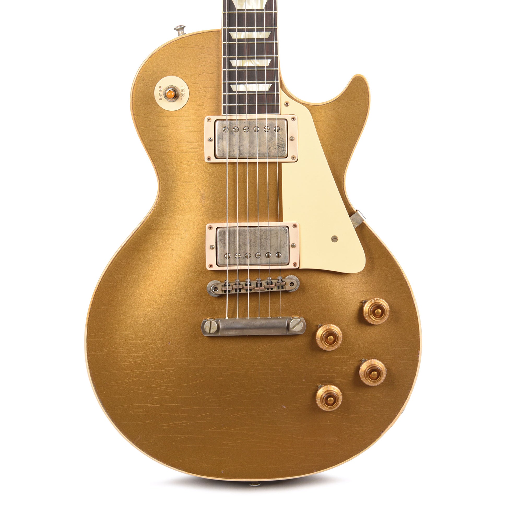 Gibson Custom Shop Murphy Lab 1957 Les Paul Goldtop Darkback Reissue Double Gold Light Aged Electric Guitars / Solid Body