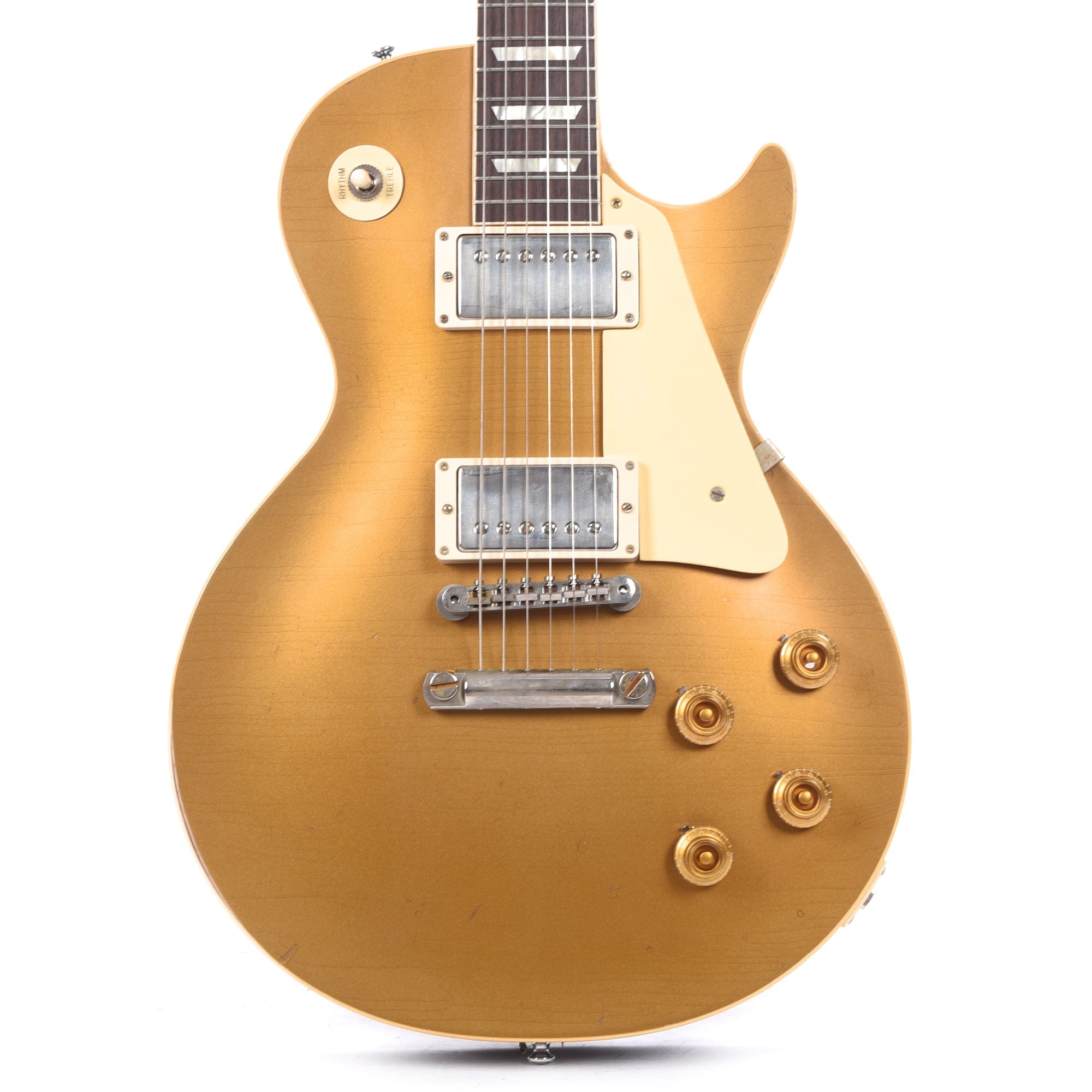 Gibson Custom Shop Murphy Lab 1957 Les Paul Goldtop Darkback Reissue Double Gold Light Aged Electric Guitars / Solid Body