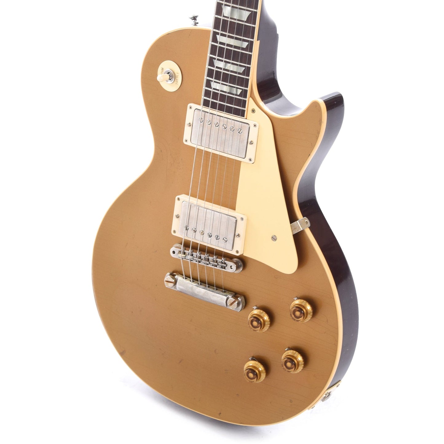 Gibson Custom Shop Murphy Lab 1957 Les Paul Goldtop Darkback Reissue Double Gold Light Aged Electric Guitars / Solid Body