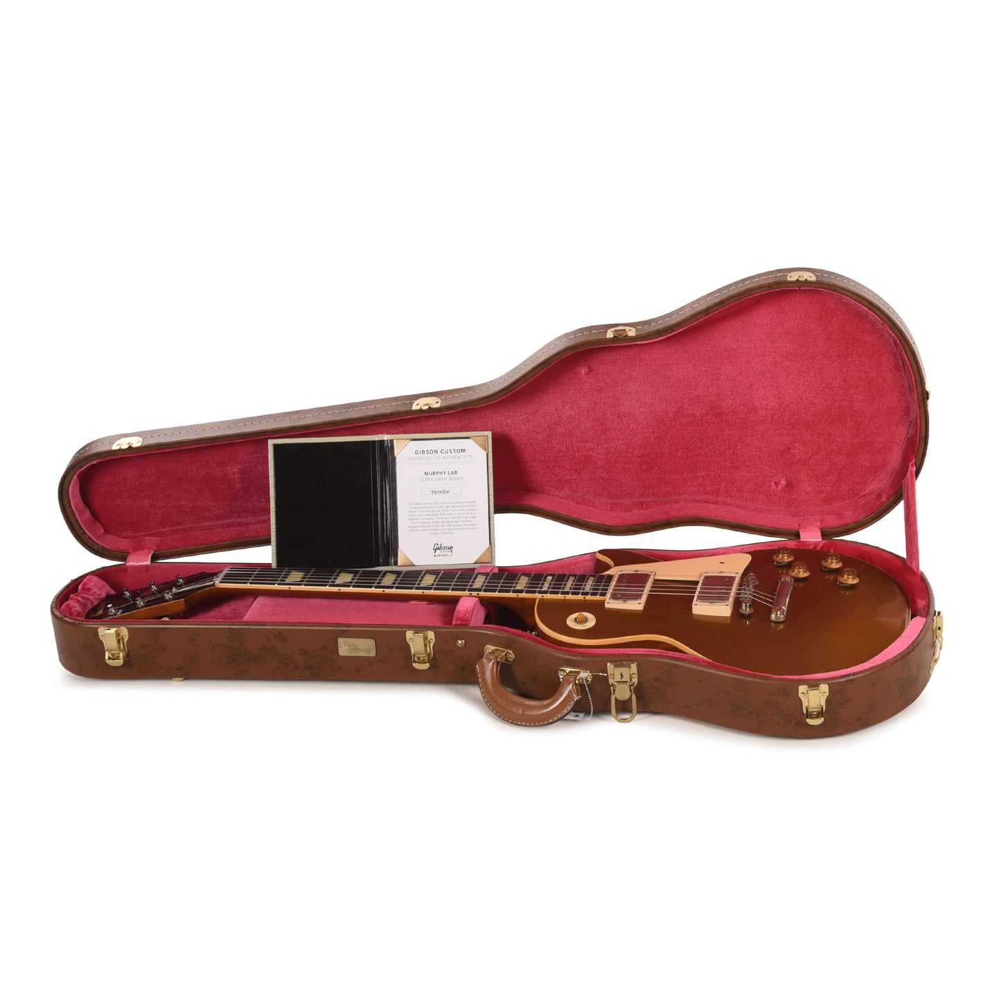 Gibson Custom Shop Murphy Lab 1957 Les Paul Goldtop Reissue Double Gold Ultra Light Aged Electric Guitars / Solid Body