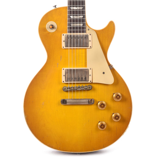 Gibson Custom Shop Murphy Lab 1958 Les Paul Standard Reissue Lemon Burst Heavy Aged Electric Guitars / Solid Body