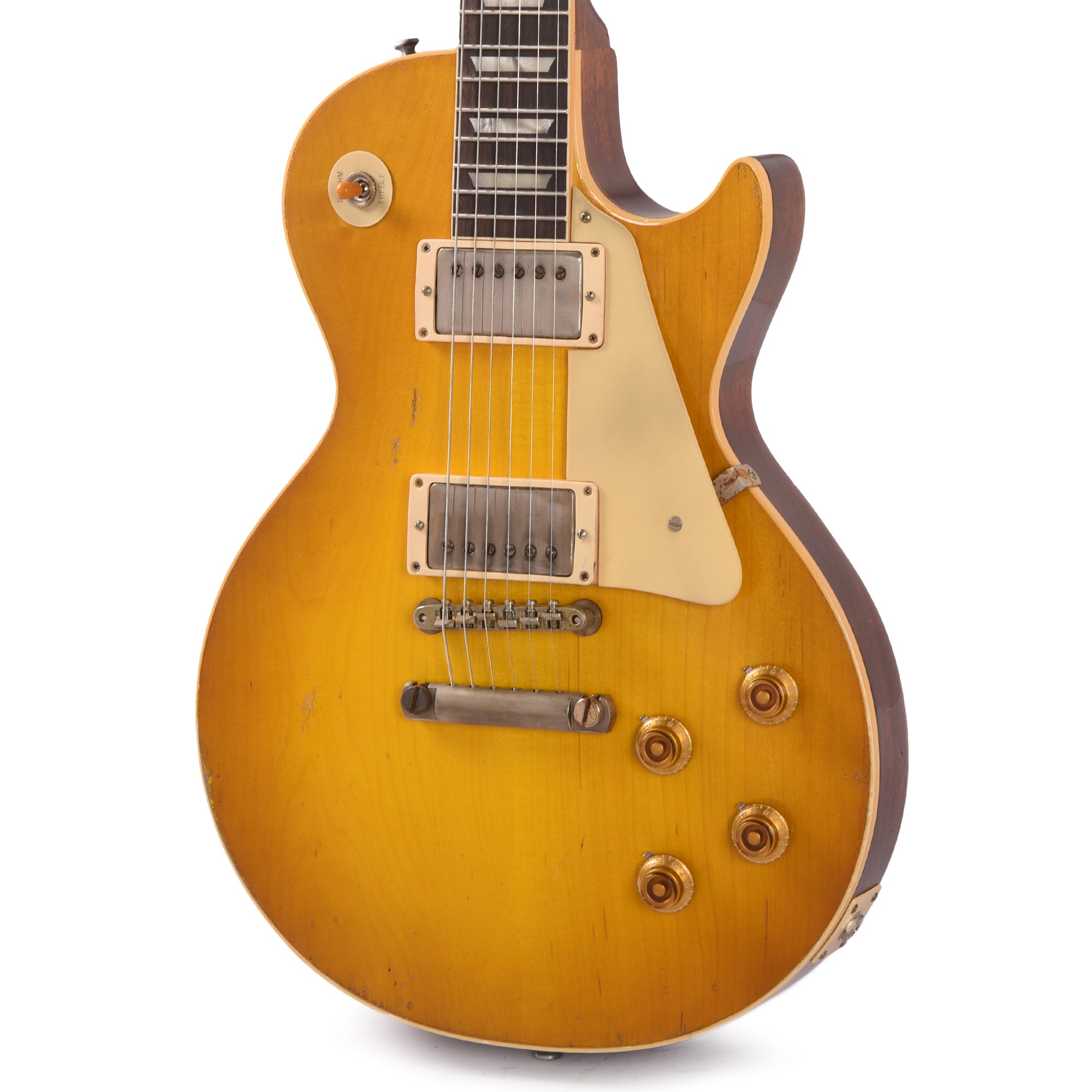 Gibson Custom Shop Murphy Lab 1958 Les Paul Standard Reissue Lemon Burst Heavy Aged Electric Guitars / Solid Body