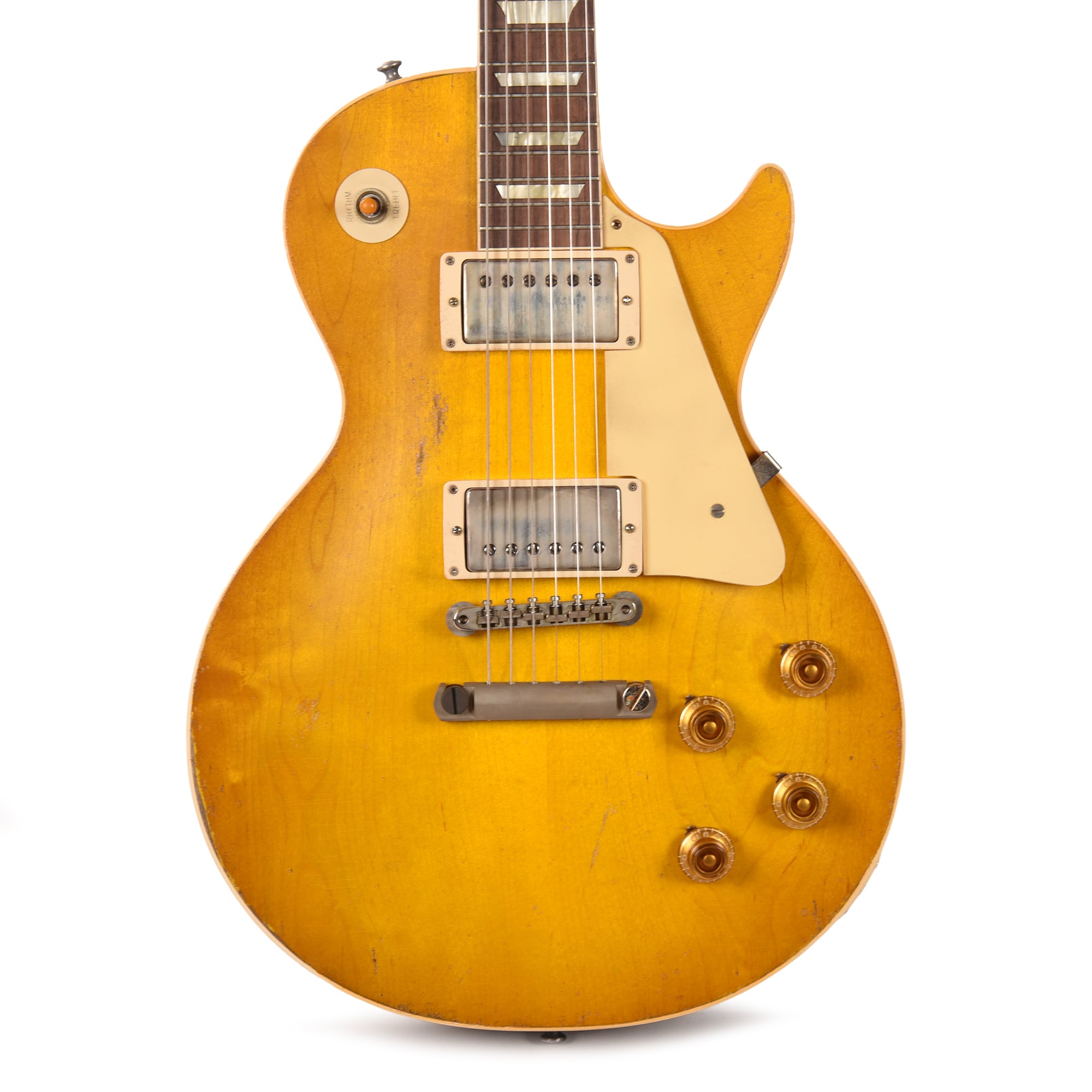 Gibson Custom Shop Murphy Lab 1958 Les Paul Standard Reissue Lemon Burst Heavy Aged Electric Guitars / Solid Body