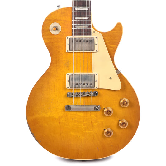 Gibson Custom Shop Murphy Lab 1958 Les Paul Standard Reissue Lemon Burst Heavy Aged Electric Guitars / Solid Body