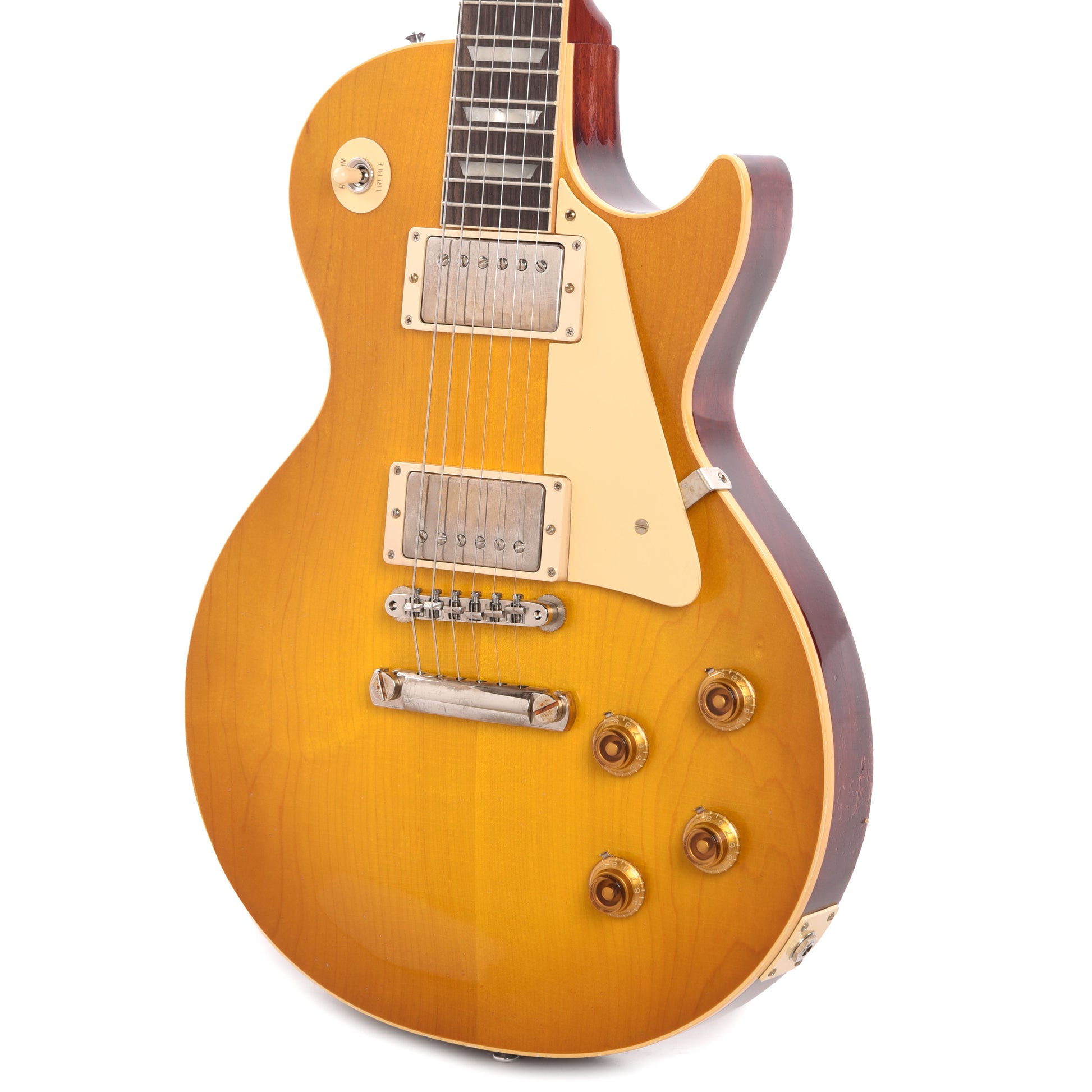Gibson Custom Shop Murphy Lab 1958 Les Paul Standard Reissue Lemon Burst Light Aged Electric Guitars / Solid Body