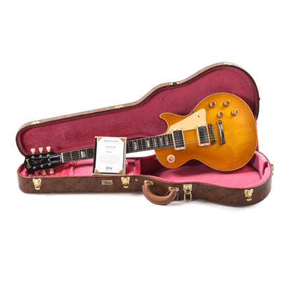 Gibson Custom Shop Murphy Lab 1958 Les Paul Standard Reissue Lemon Burst Light Aged Electric Guitars / Solid Body