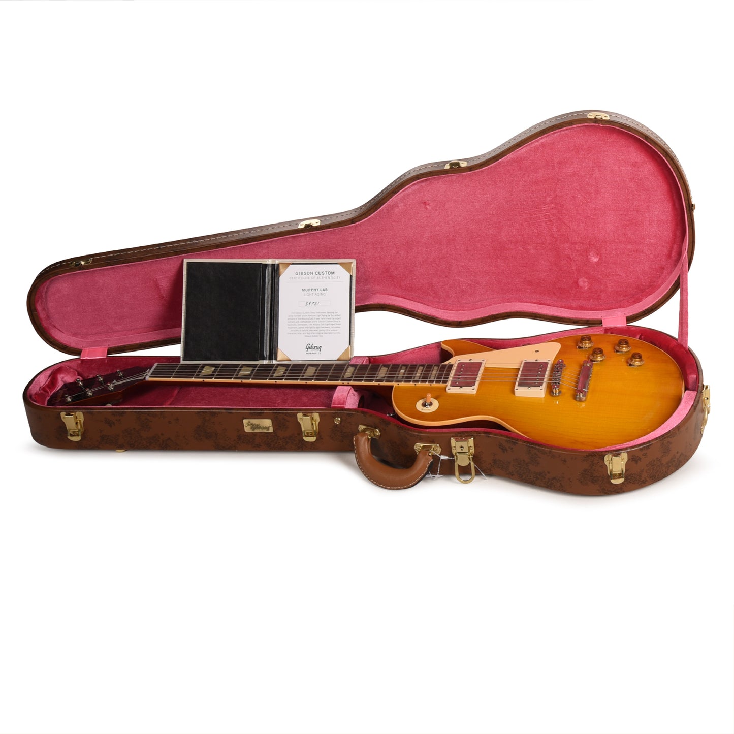 Gibson Custom Shop Murphy Lab 1958 Les Paul Standard Reissue Lemon Burst Light Aged Electric Guitars / Solid Body