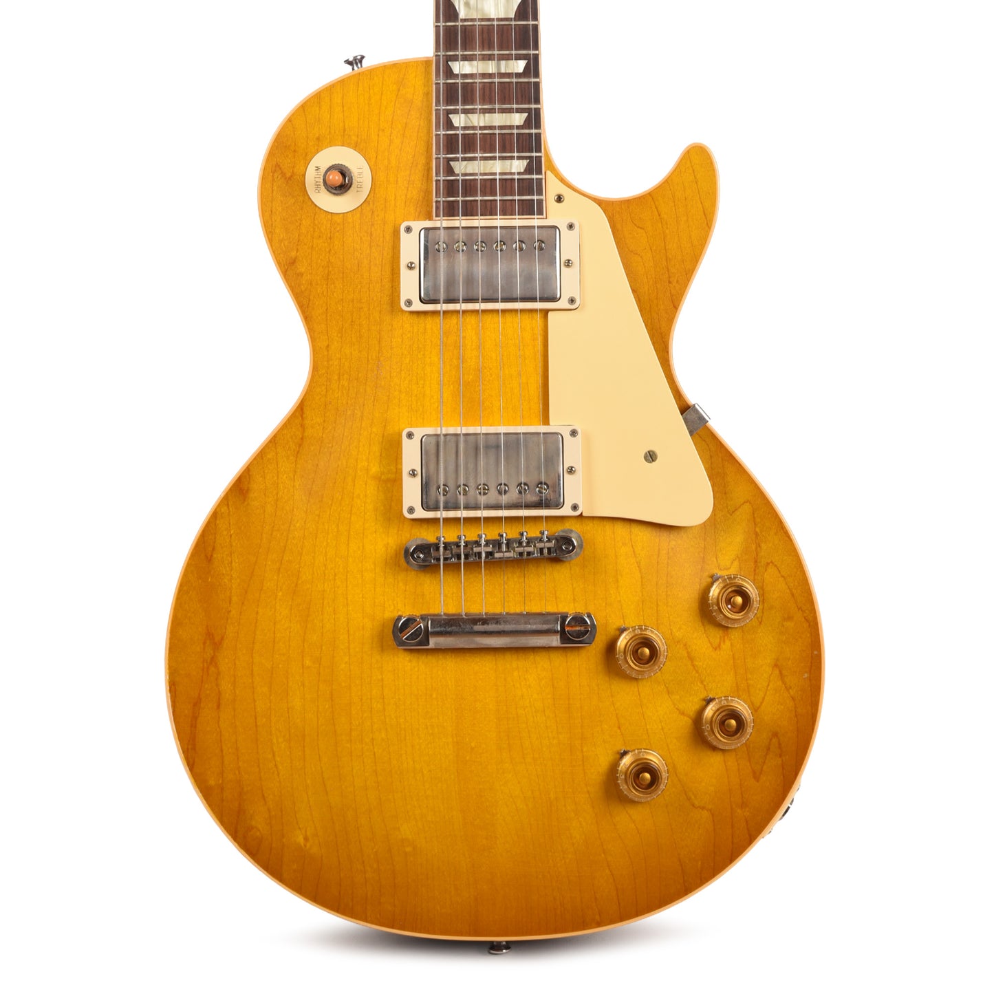 Gibson Custom Shop Murphy Lab 1958 Les Paul Standard Reissue Lemon Burst Light Aged Electric Guitars / Solid Body