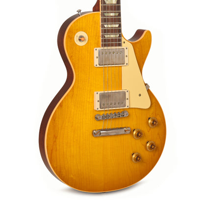 Gibson Custom Shop Murphy Lab 1958 Les Paul Standard Reissue Lemon Burst Light Aged Electric Guitars / Solid Body
