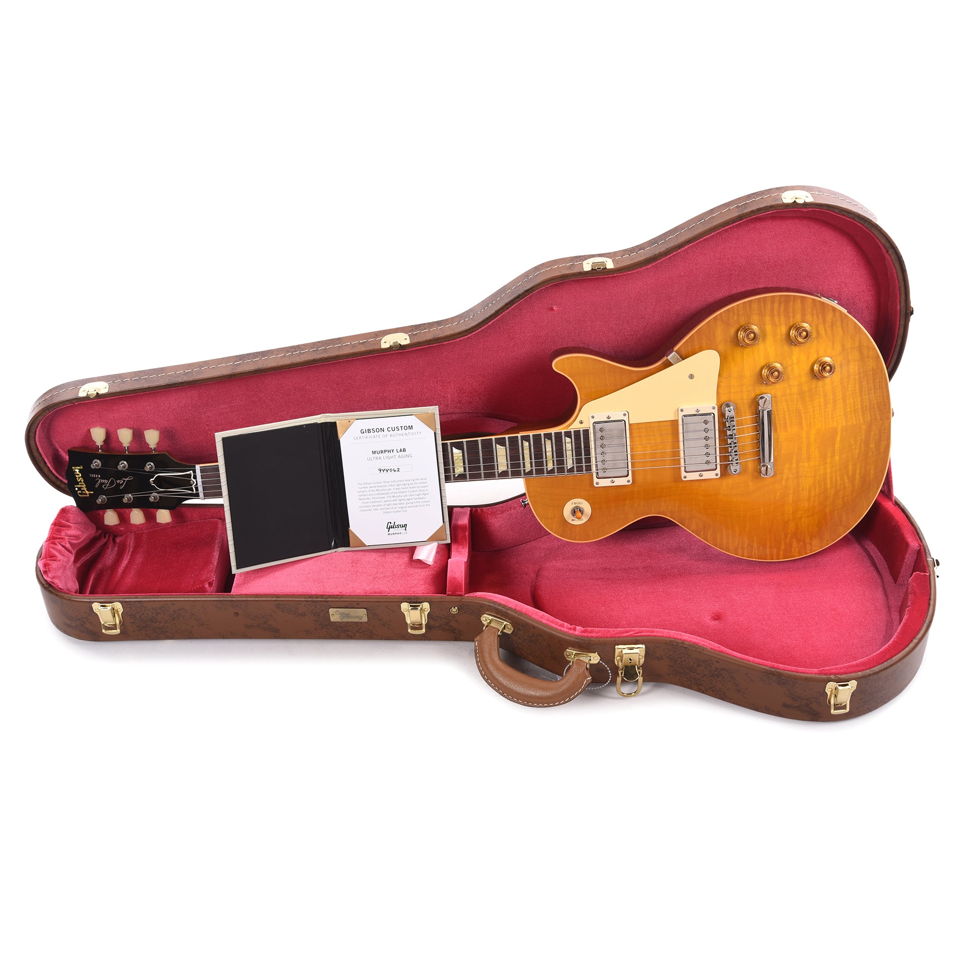 Gibson Custom Shop Murphy Lab 1959 Les Paul Standard "CME Spec" Chambered Dirty Lemon Fade Ultra Light Aged w/Lightweight Back Electric Guitars / Solid Body
