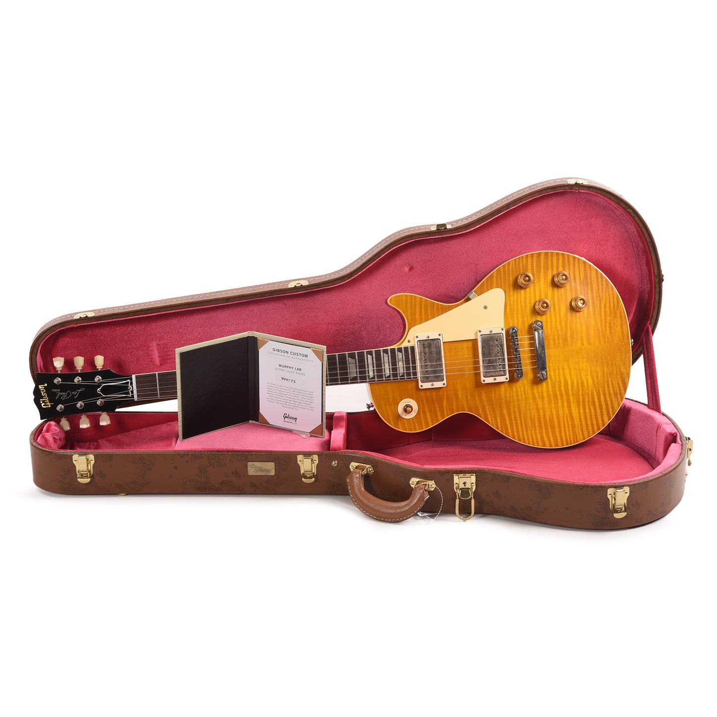 Gibson Custom Shop Murphy Lab 1959 Les Paul Standard "CME Spec" Chambered Dirty Lemon Fade Ultra Light Aged w/Lightweight Back Electric Guitars / Solid Body