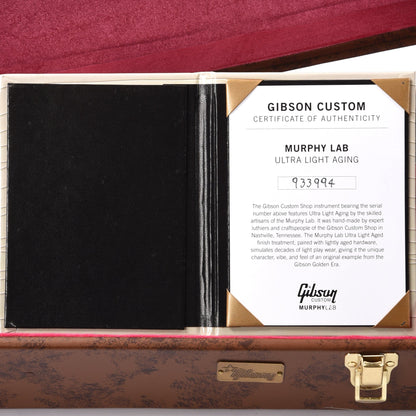 Gibson Custom Shop Murphy Lab 1959 Les Paul Standard "CME Spec" Chambered Dirty Lemon Fade Ultra Light Aged w/Lightweight Back Electric Guitars / Solid Body
