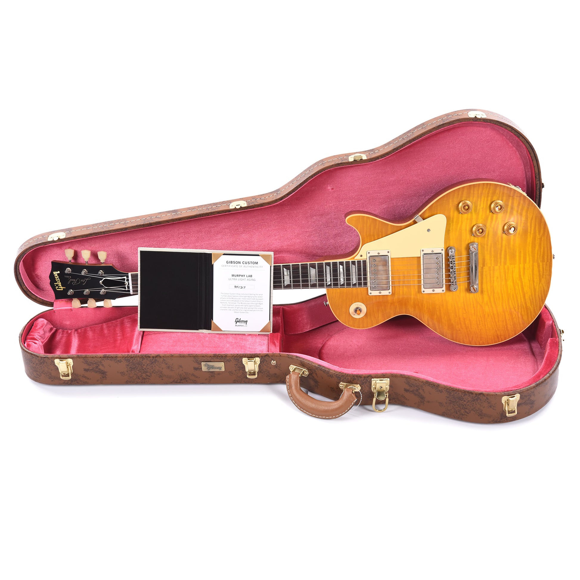 Gibson Custom Shop Murphy Lab 1959 Les Paul Standard "CME Spec" Dirty Lemon Fade Ultra Light Aged Electric Guitars / Solid Body