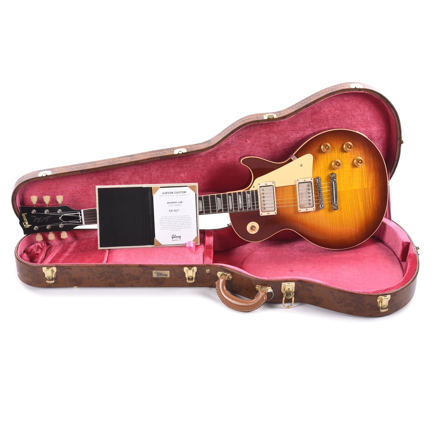 Gibson Custom Shop Murphy Lab 1959 Les Paul Standard Reissue Cherry Teaburst Light Aged Electric Guitars / Solid Body