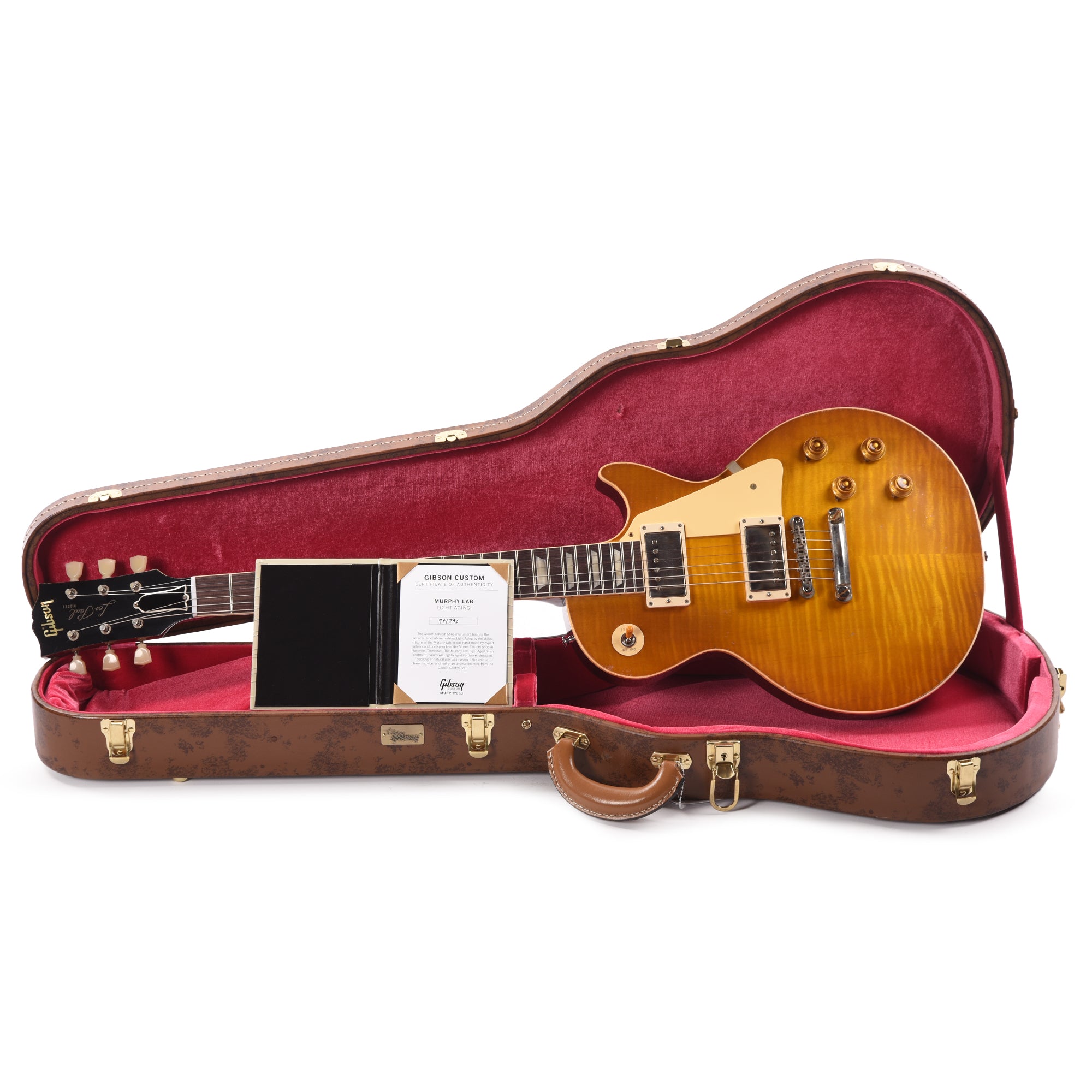Gibson Custom Shop Murphy Lab 1959 Les Paul Standard Reissue Dirty Lemon Light Aged Electric Guitars / Solid Body