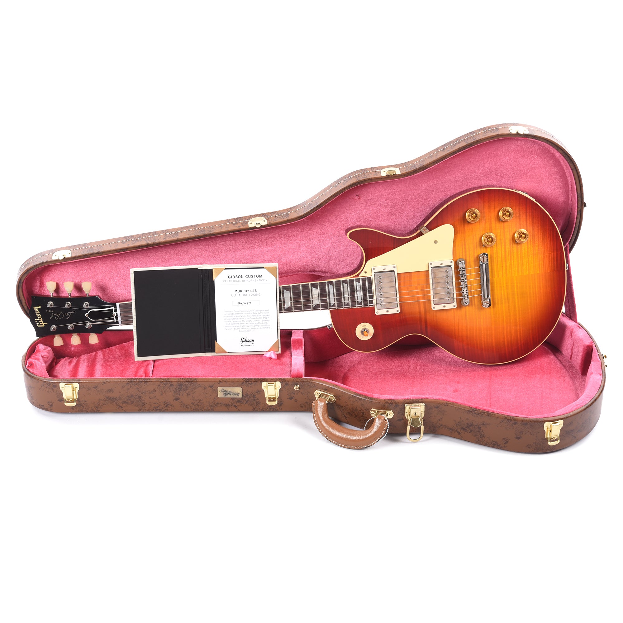 Gibson Custom Shop Murphy Lab 1959 Les Paul Standard Reissue Factory Burst Ultra Light Aged Electric Guitars / Solid Body