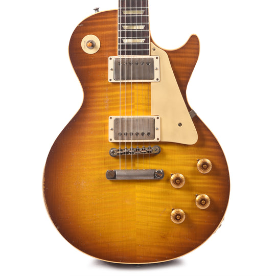 Gibson Custom Shop Murphy Lab 1959 Les Paul Standard Reissue Golden Poppy Burst Heavy Aged Electric Guitars / Solid Body