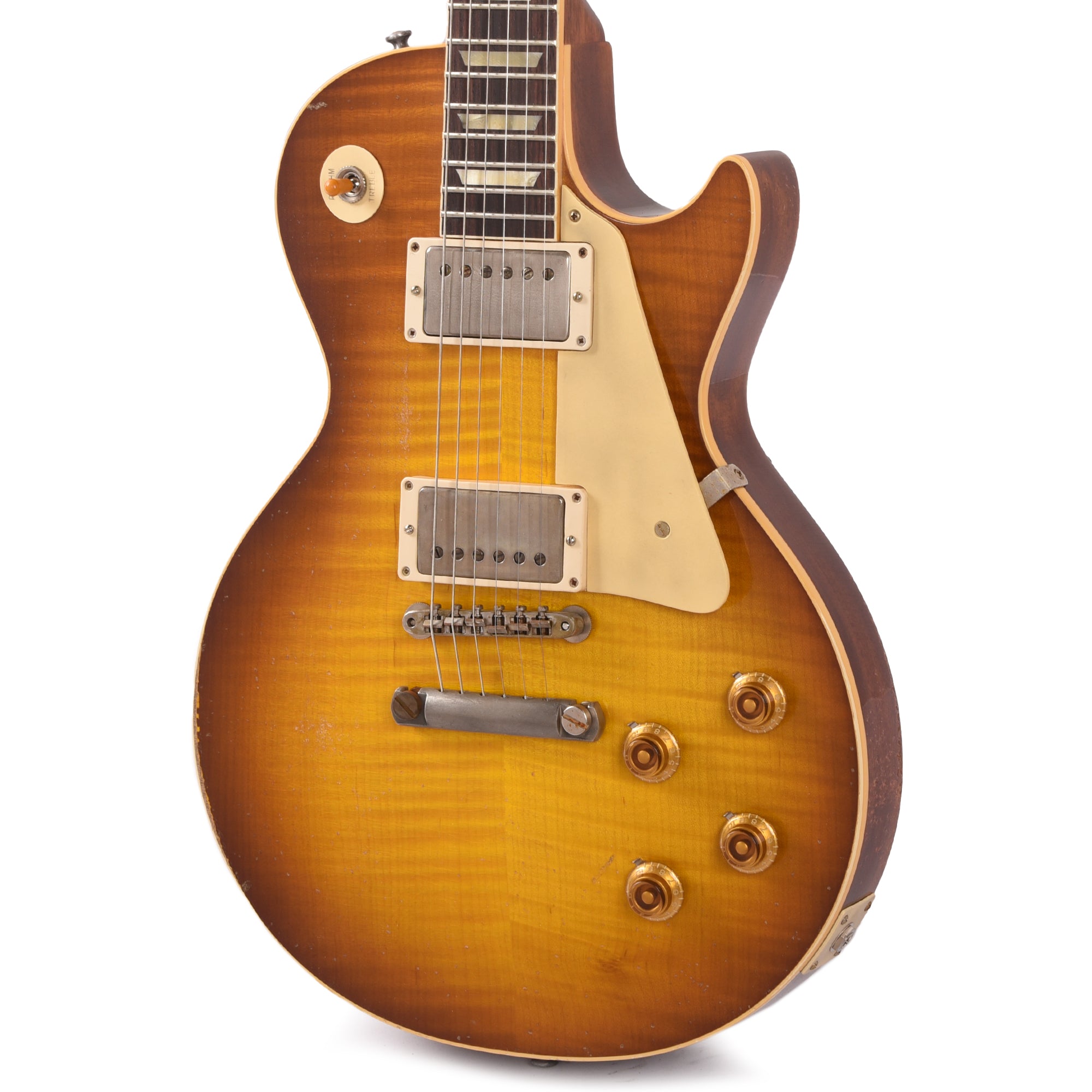 Gibson Custom Shop Murphy Lab 1959 Les Paul Standard Reissue Golden Poppy Burst Heavy Aged Electric Guitars / Solid Body